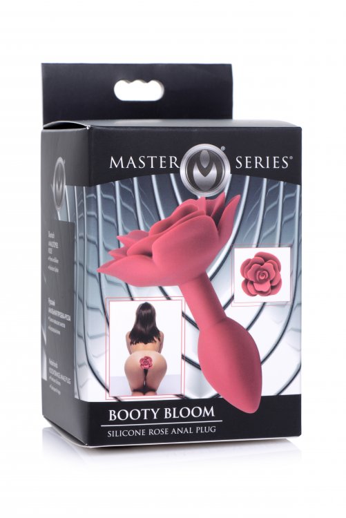 Master Series Booty Bloom Silicone Rose Anal Plug