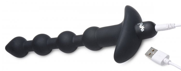 Bang! Vibrating Silicone Anal Beads & Remote