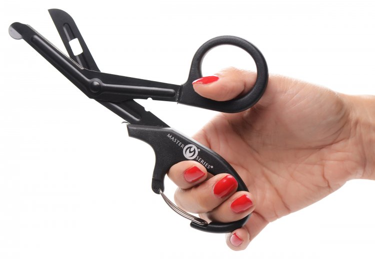 Master Series Snip Heavy Duty Bondage Scissors W/ Clip