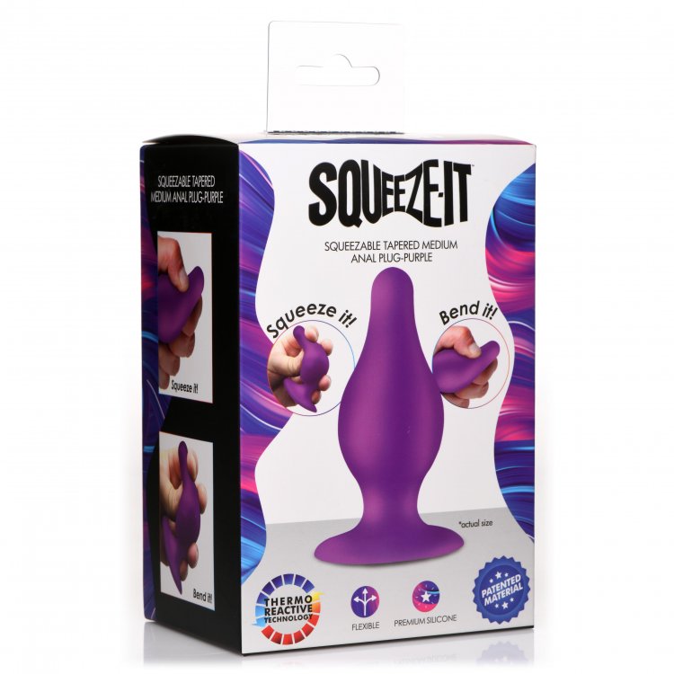 Squeeze-it Tapered Anal Plug