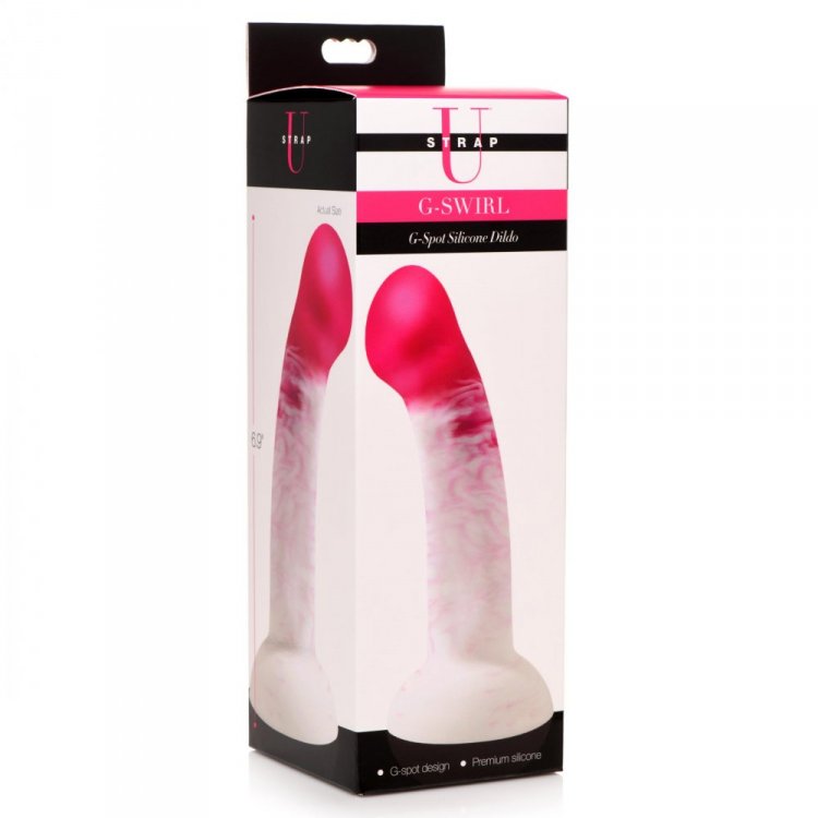 Strap U G-swirl G-spot Dildo Silicone