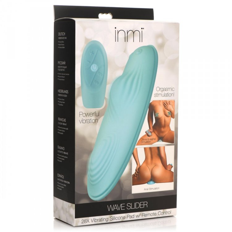 Inmi Wave Slider 28x Vibrating Silicone Pad W/ Remote