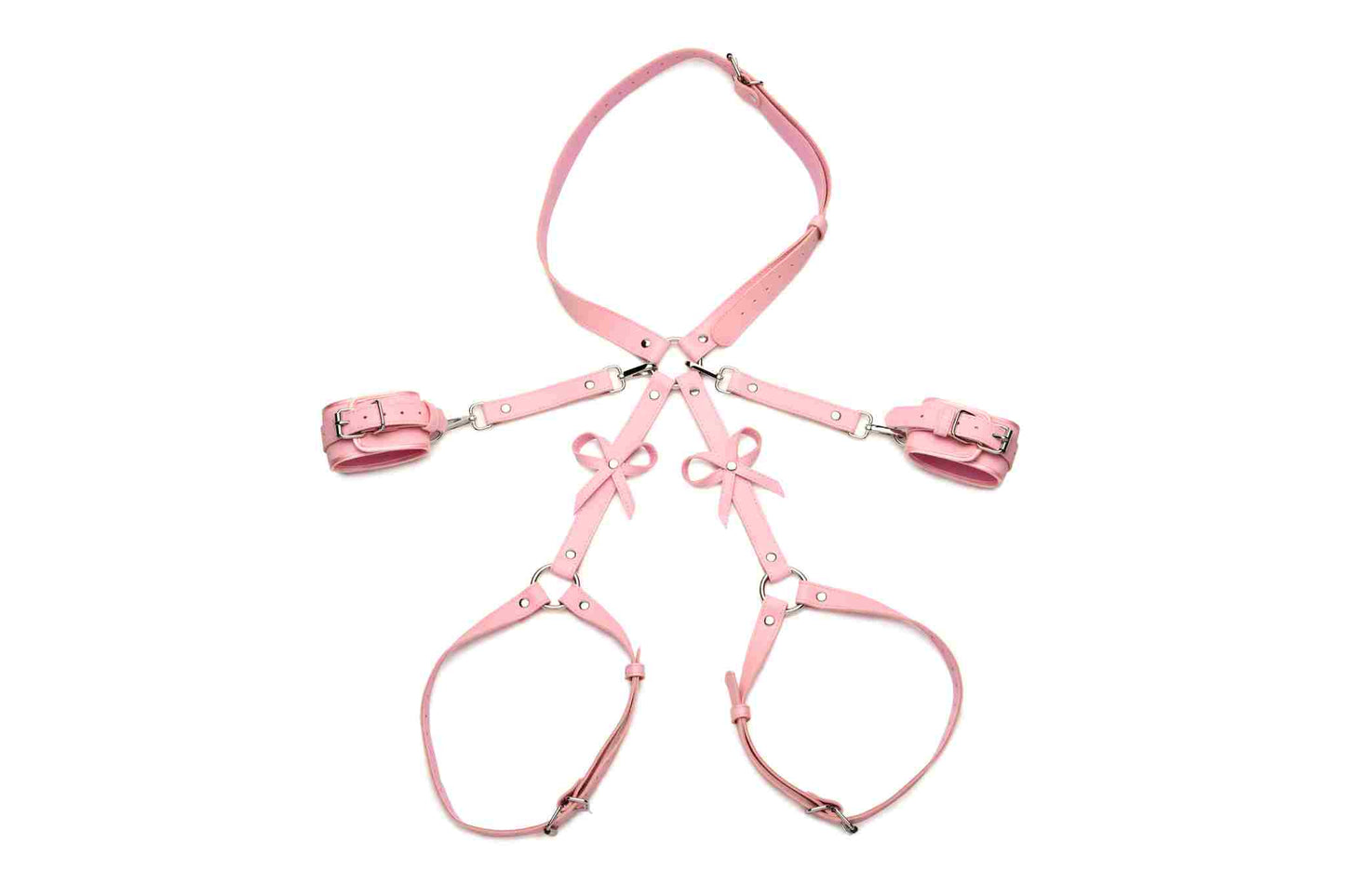 Strict Bondage Harness W/ Bows M/l