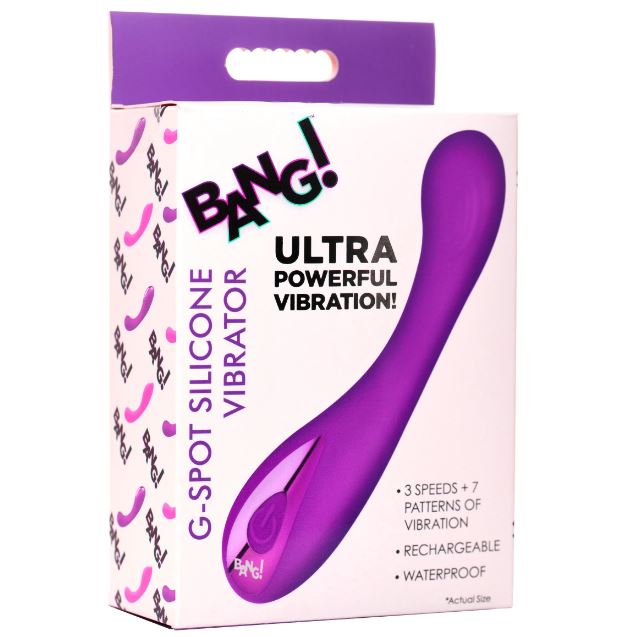 G-spot Silicone Vibrator Purple