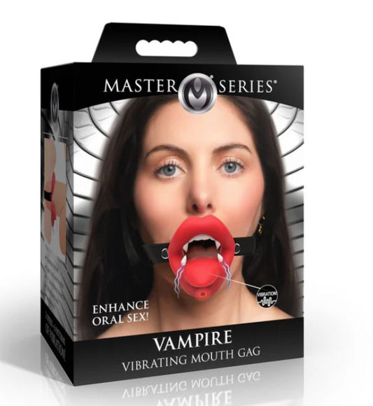 Master Series Vampire Mouth Gag Vibrating